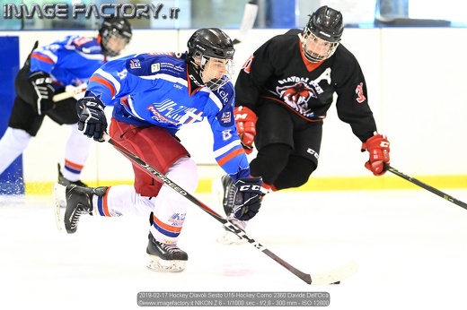 2019-02-17 Hockey Diavoli Sesto U15-Hockey Como 2360 Davide DellOca